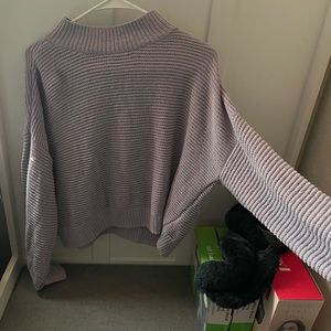purple American Eagle sweater
